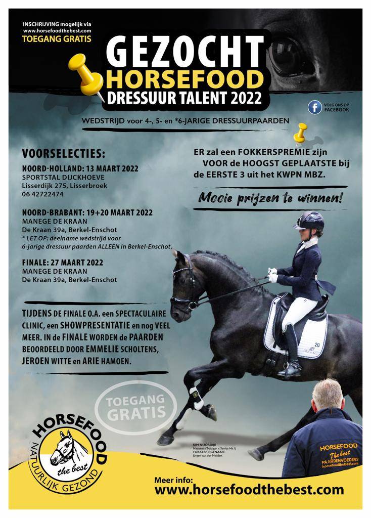 Horsefood Dressuur Talent 2022
